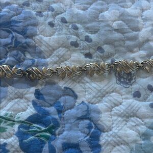 Elegant Gold Leaf Bracelet